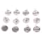 12 Packs: 12 ct. (144 total) Rhodium-Colored Reverse Heart Charms by Bead Landing™